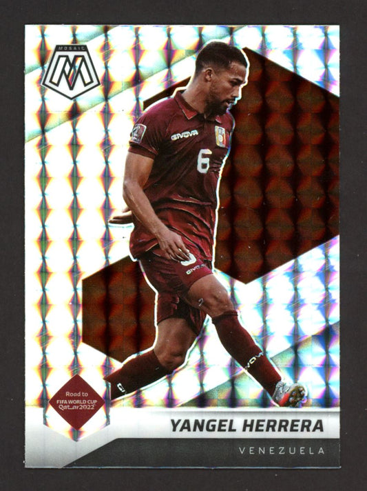 Yangel Herrera Mosaic Prizm 2021 Panini Mosaic Road to FIFA World Cup Card # 95