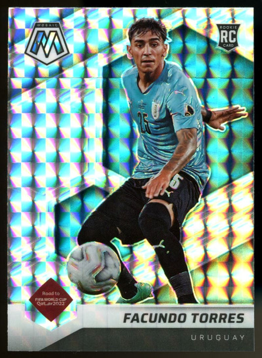 Facundo Torres Prizm 2021 Panini Mosaic Road to FIFA World Cup Rookie Card # 118