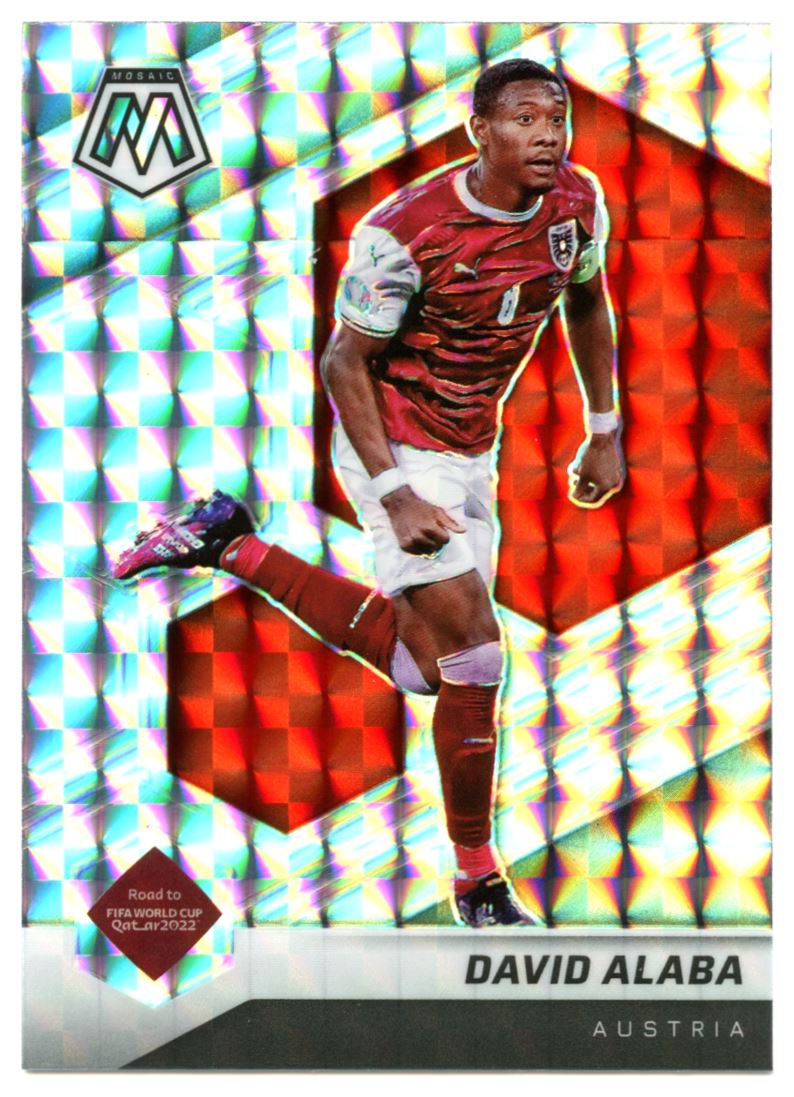 David Alaba Prizm 2021 Panini Mosaic Road to FIFA World Cup Card # 132
