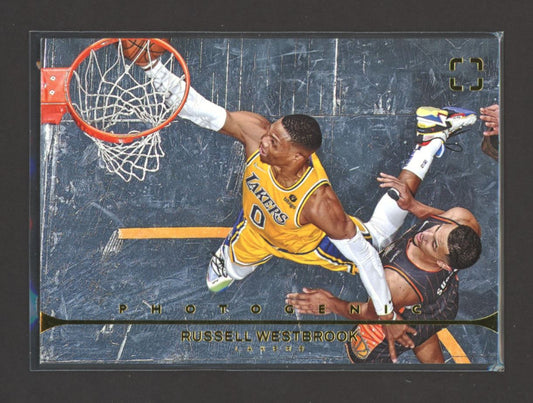 Russell Westbrook 2021 Panini Photogenic Card # 76