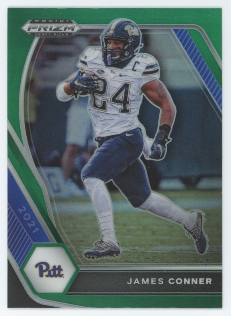 James Conner Prizms Green 2021 Panini Prizm Draft Picks Collegiate Card # 91