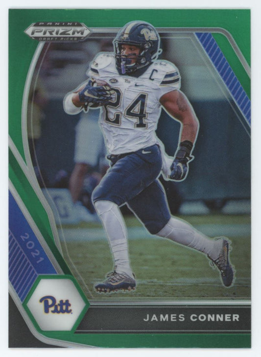 James Conner Prizms Green 2021 Panini Prizm Draft Picks Collegiate Card # 91