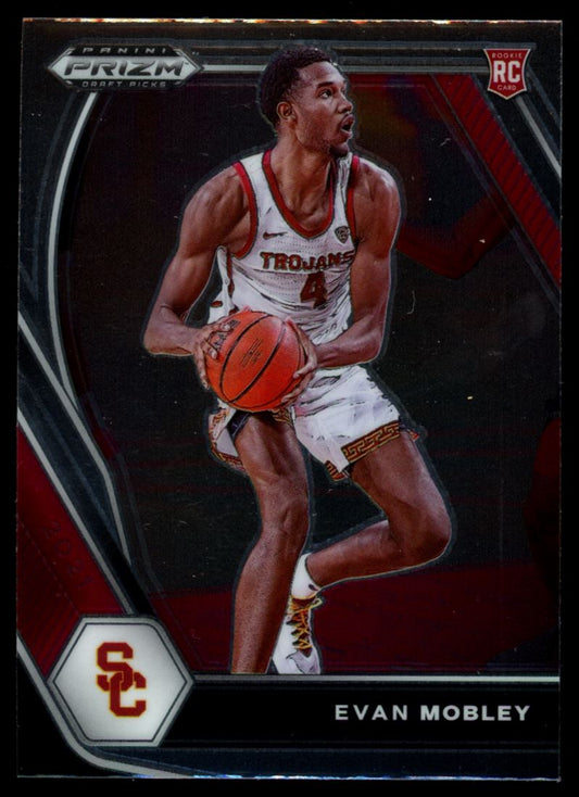 Evan Mobley 2021 Panini Prizm Draft Picks Rookie Card # 2