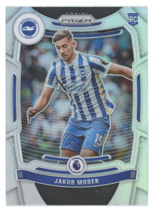 Jakub Moder Silver Prizm 2021 Panini Prizm Premier Leauge Card # 191