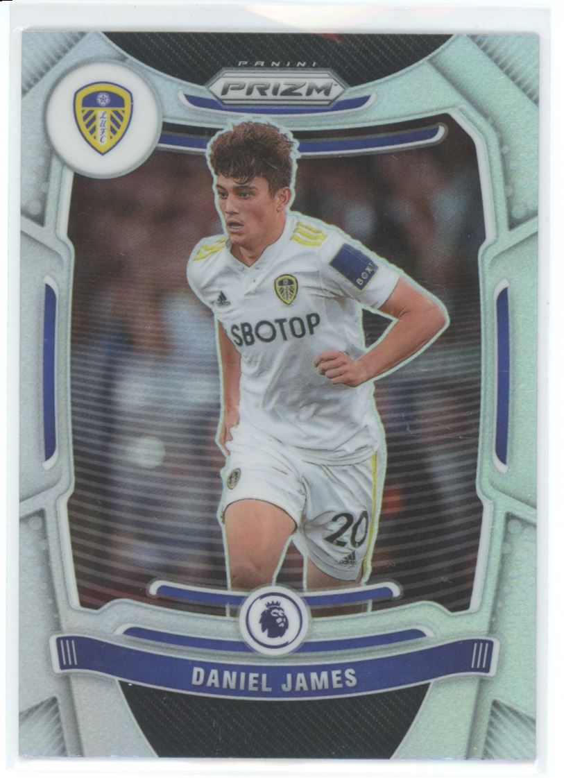 Daniel James Silver Prizm 2021 Panini Prizm Premier Leauge Card # 222