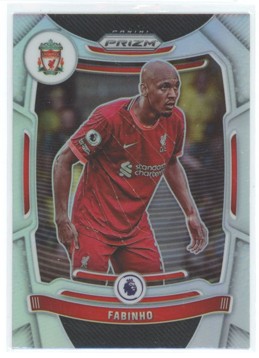 Fabinho Silver Prizm 2021 Panini Prizm Premier Leauge Card # 84