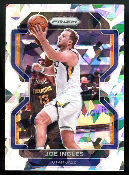 Joe Ingles Cracked Ice Prizm 2021 Panini Prizm Card # 181