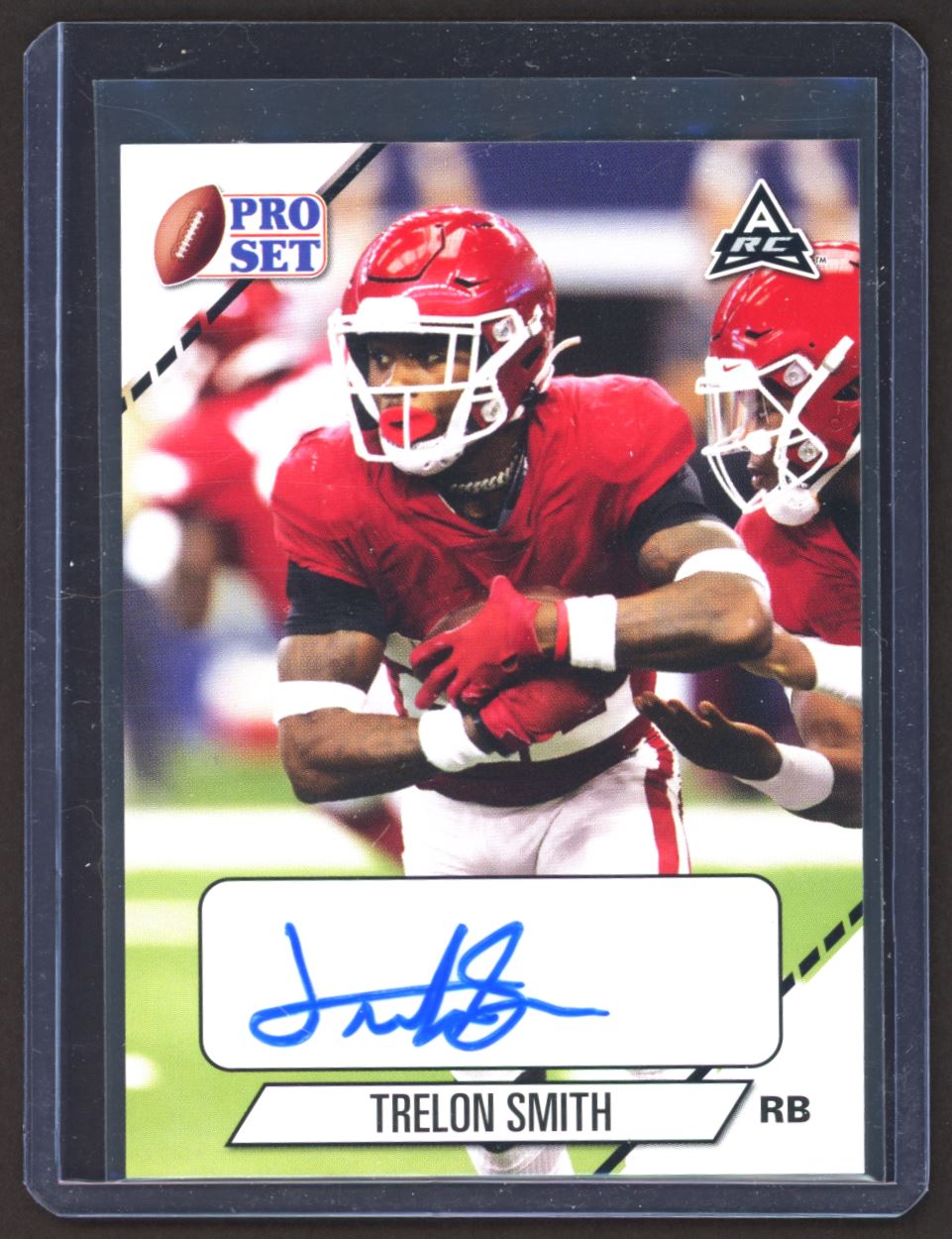 Trelon Smith 2021 Pro Set Power Rookie Autograph Card # PS-TS-1