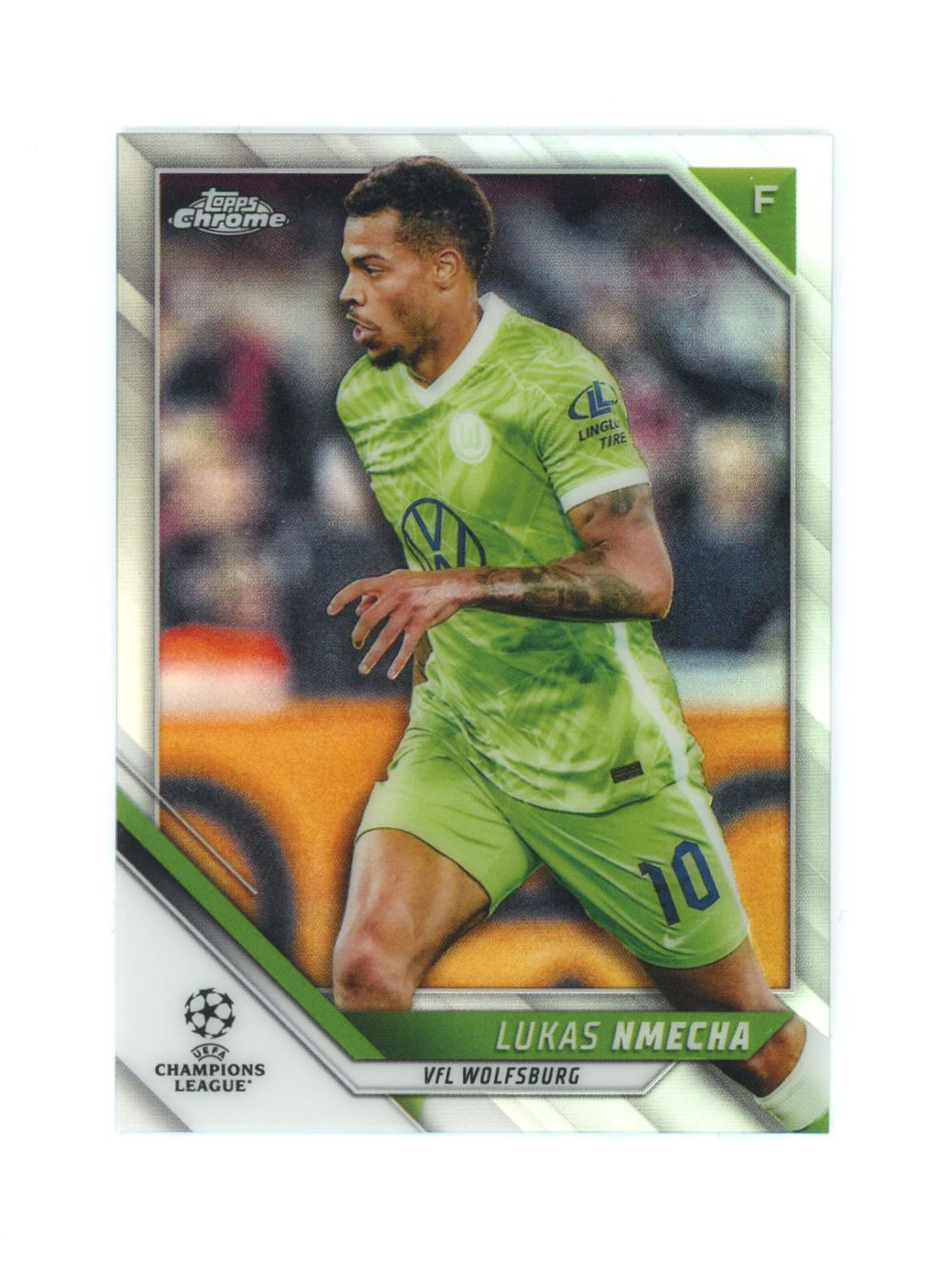 Lukas Nmecha Silver Refractor 2021 Topps Chrome Champions League Card # 66
