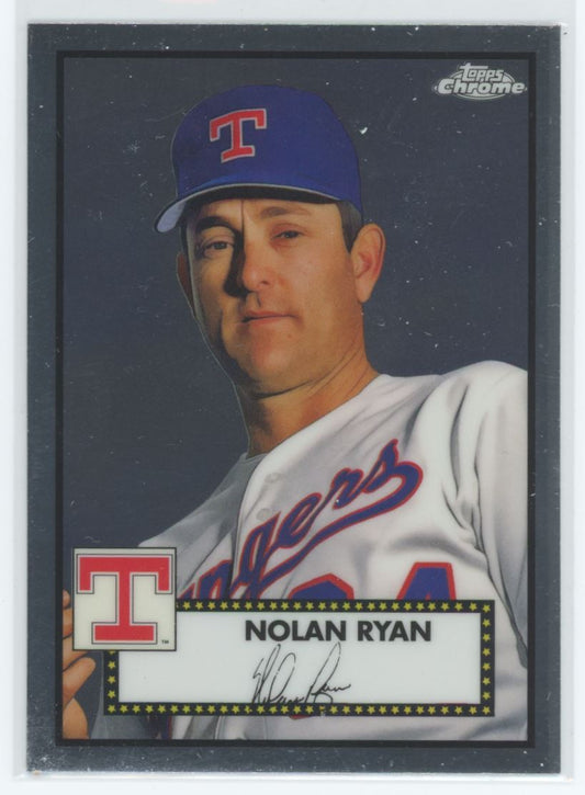 Nolan Ryan 2021 Topps Chrome Platinum Anniversary Card # 606