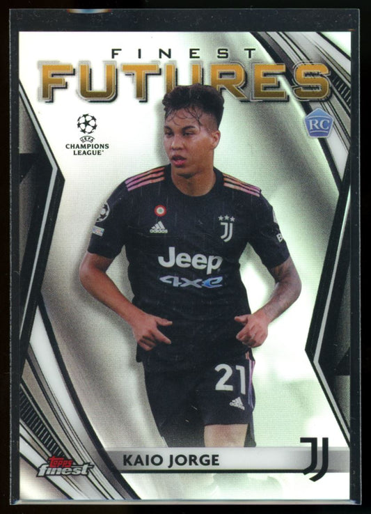 Kaio Jorge 2021 Topps Finest UEFA Champions League Futures Rookie Card # FF-9