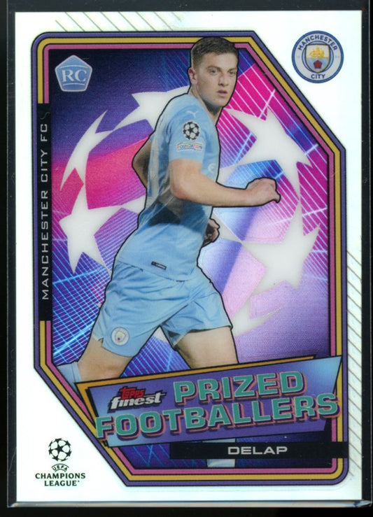 Liam Delap 2021 Topps Finest UEFA Champions League Prized Footballers Rookie Card # PF-14
