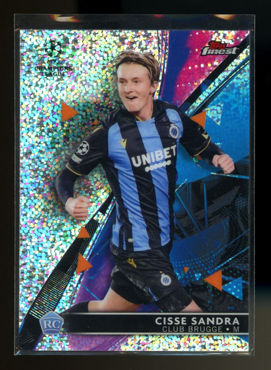 Cisse Sandra /175 2021 Topps Finest UEFA Champions League Rookie Card # 74