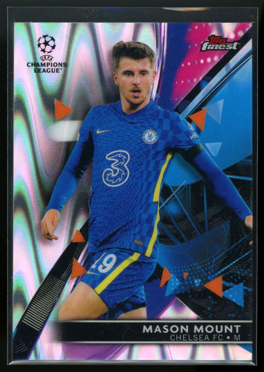 Mason Mount Raywave /199 2021 Topps Finest UEFA Champions League Card # 31