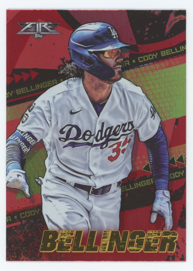 Cody Bellinger 2021 Topps Fire Card # 85