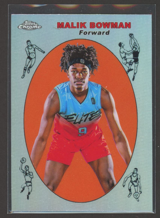 Malik Bowman 2021 Topps Now Overtime Elite Card # 69TB-5
