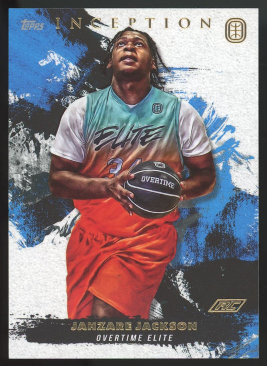Jahzare Jackson 2021 Topps Overtime Elite Inception Rookie Card # 3