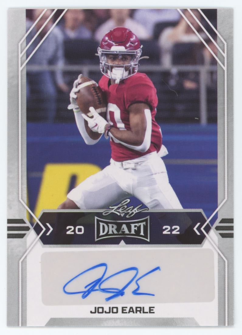 Jojo Earle 2022 Leaf Draft Autographs Autograph Card # BA-JE1