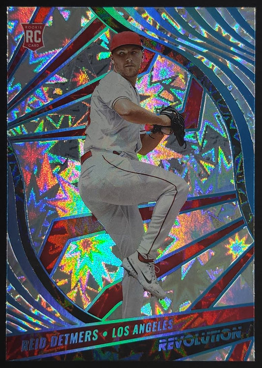 Reid Detmers 2022 Panini Chronicles Revolution Impact Rookie Card # 8