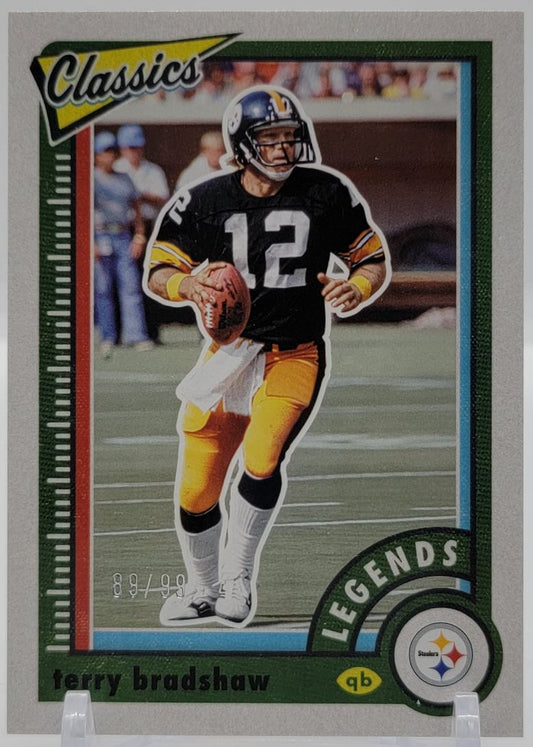 Terry Bradshaw White /99 2022 Panini Classics Card # 106
