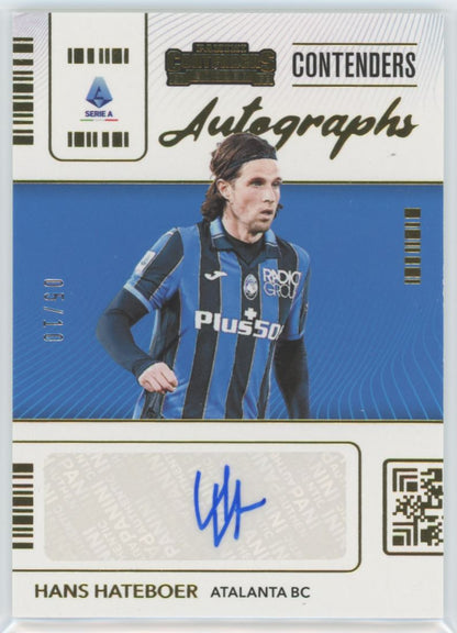 Hans Hateboer Autographs True Gold 5/10 Card# CA-HBR