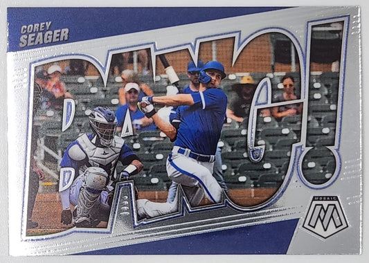 Corey Seager 2022 Panini Mosaic Bang! Card # BG-9