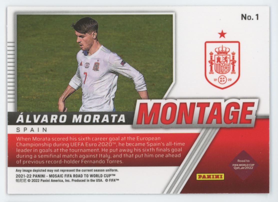 Alvaro Morata Montage Card# 1