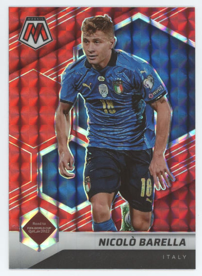 Nicolo Barella Red Prizm Card# 210