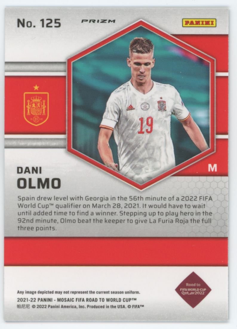 Dani Olmo Silver Prizm Card# 320