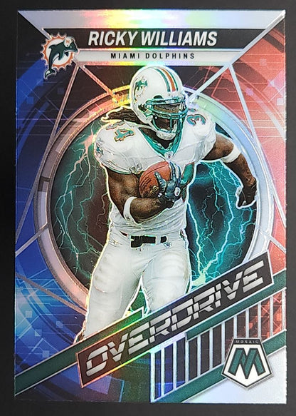 Ricky Williams Prizm 2022 Panini Mosaic Overdrive Card # OS-20