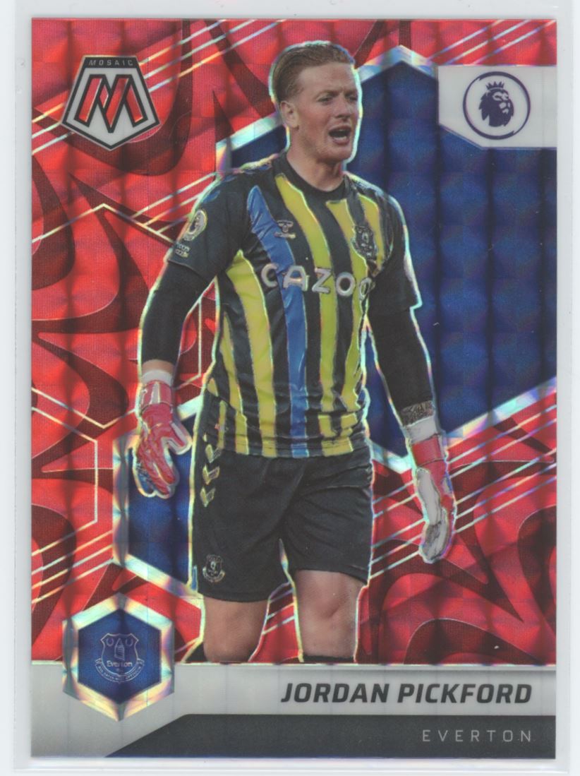 Jordan Pickford Red Prizm Card# 166