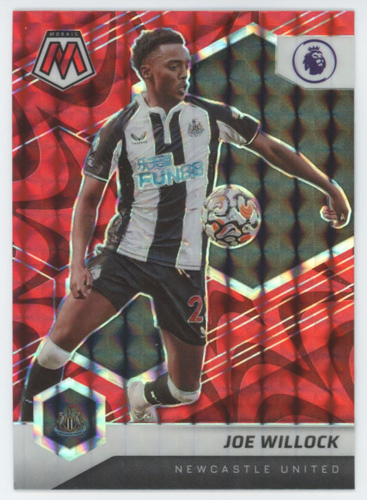 Joe Willock Red Prizm Card# 186