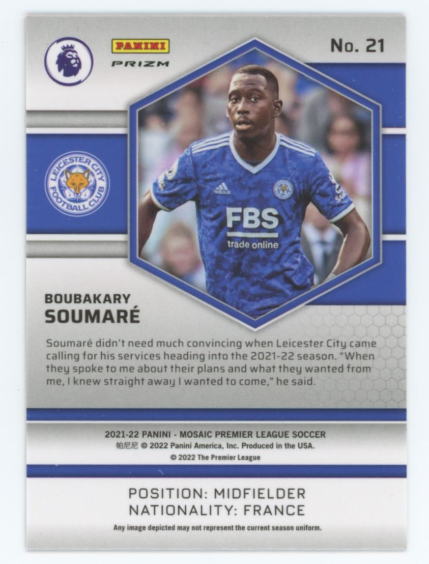 Boubakary Soumare Red Prizm Card# 21