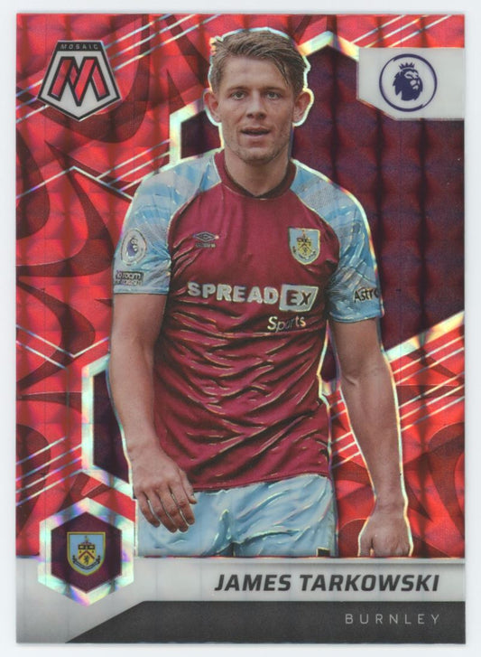 James Tarkowski Red Prizm Card# 35