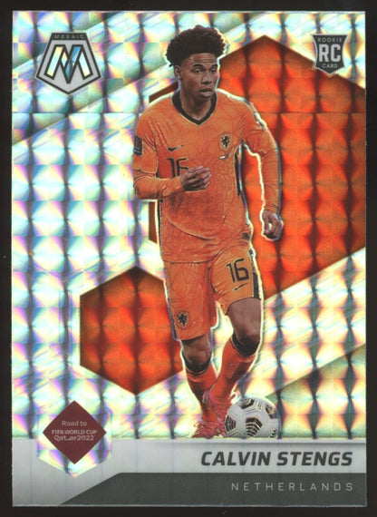 Calvin Stengs Mosaic Silver Prizm 2022 Panini Mosaic Road to FIFA World Cup Qatar Rookie Card # 175