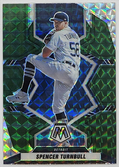 Spencer Turnbull Green Mosaic Prizm 2022 Panini Mosaic Card # 90