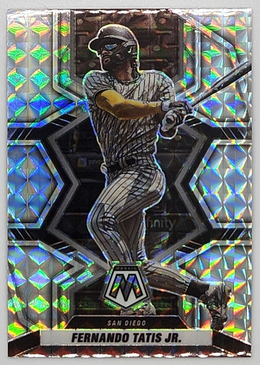 Fernando Tatis Jr. Prizm 2022 Panini Mosaic Card # 126