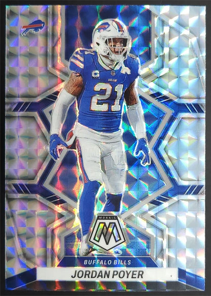 Jordan Poyer Prizm 2022 Panini Mosaic Card # 25