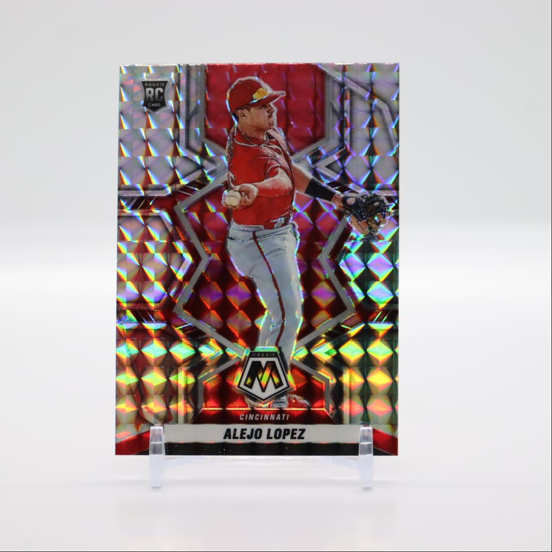 Alejo Lopez Prizm 2022 Panini Mosaic Rookie Card # 260