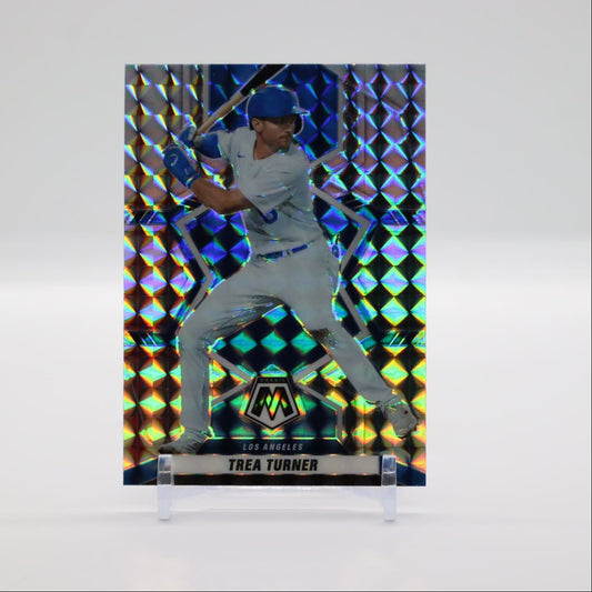Trea Turner Prizm 2022 Panini Mosaic Card # 77