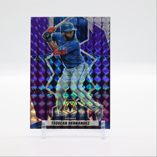 Teoscar Hernandez Purple Prizm /49 2022 Panini Mosaic Card # 13