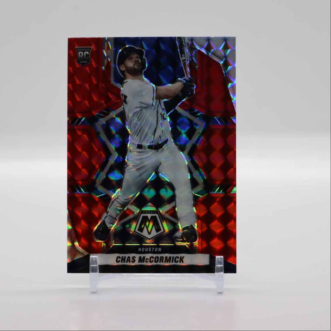 Chas McCormick Red Prizm 2022 Panini Mosaic Rookie Card # 223