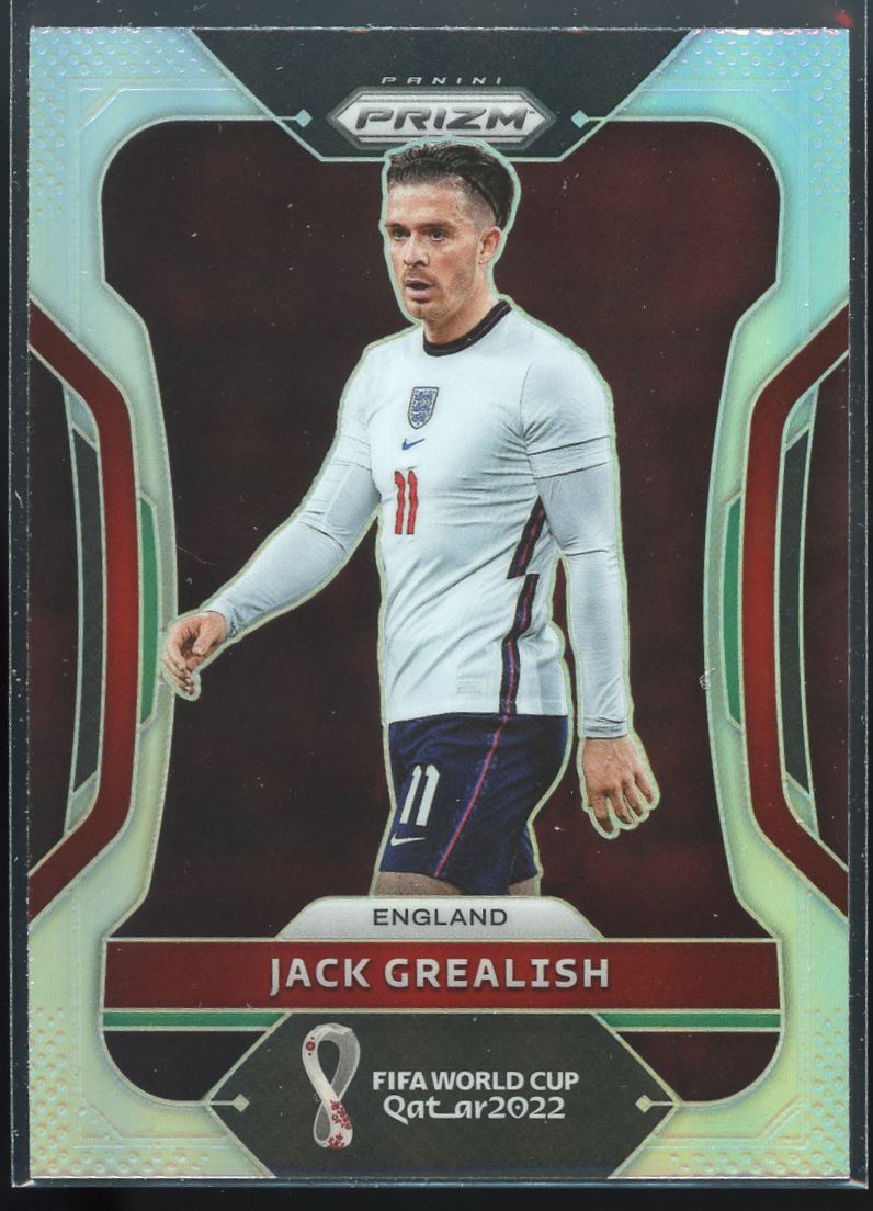 Jack Grealish 2022 Panini Prizm World Cup Silver Card # 87