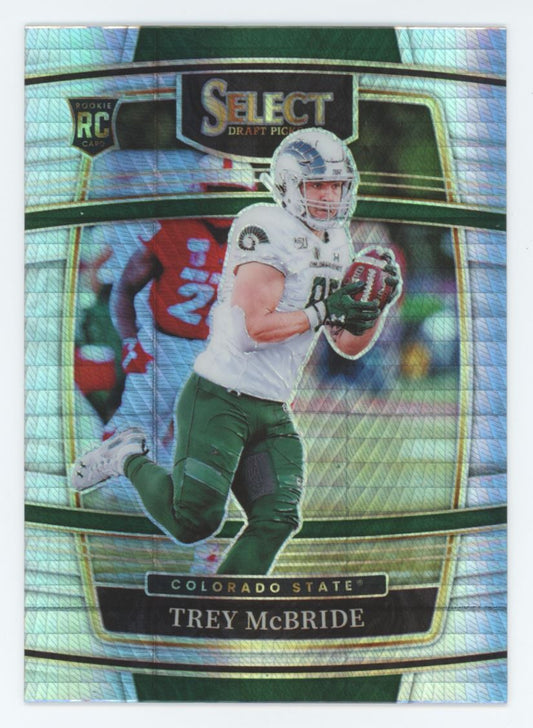 Trey McBride Hyper Prizm 2022 Panini Select Draft Picks Card # 96