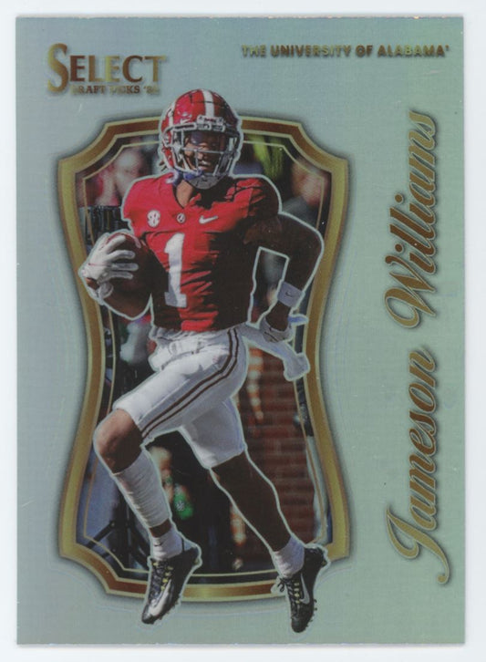 Jameson Williams Select Certified 2022 Panini Select Draft Picks Card # SCJW