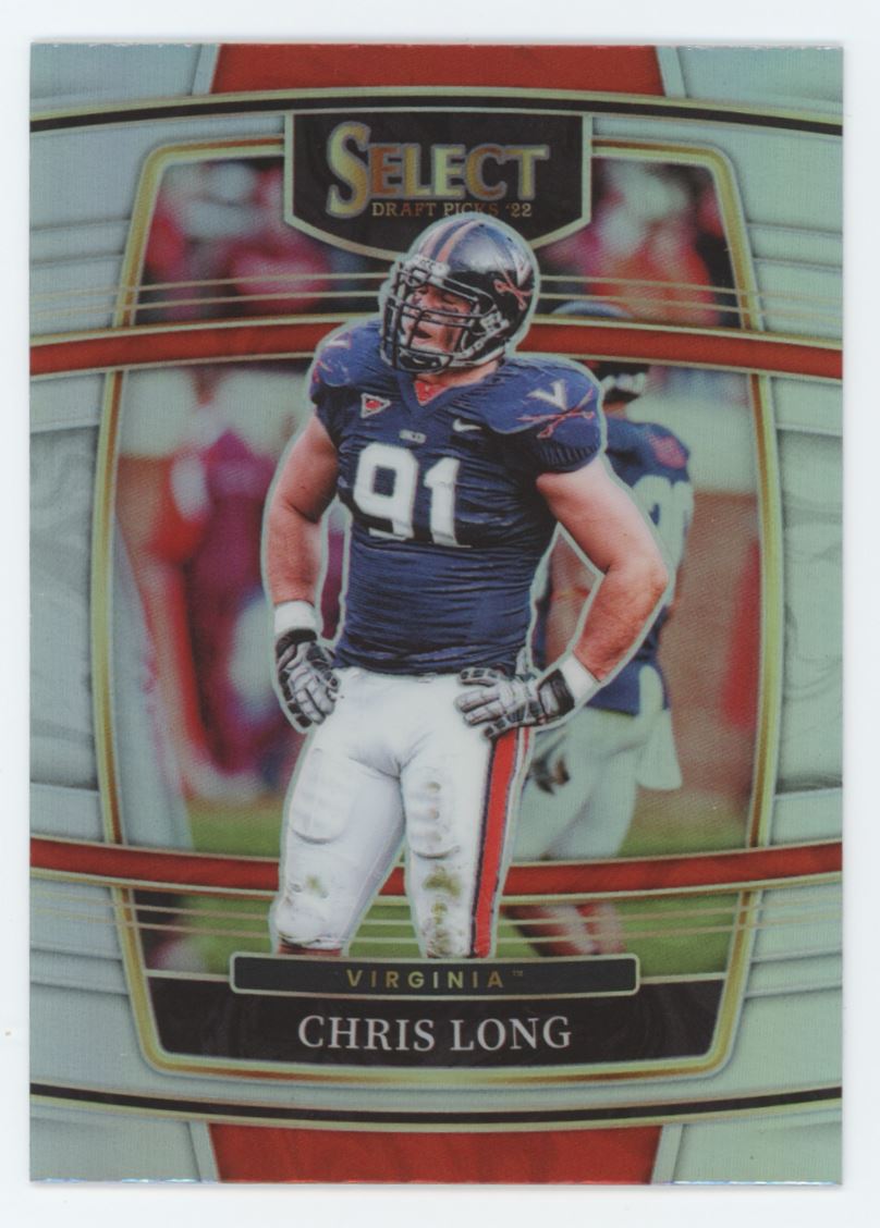 Chris Long Silver Prizm Concourse 2022 Panini Select Draft Picks Card # 79