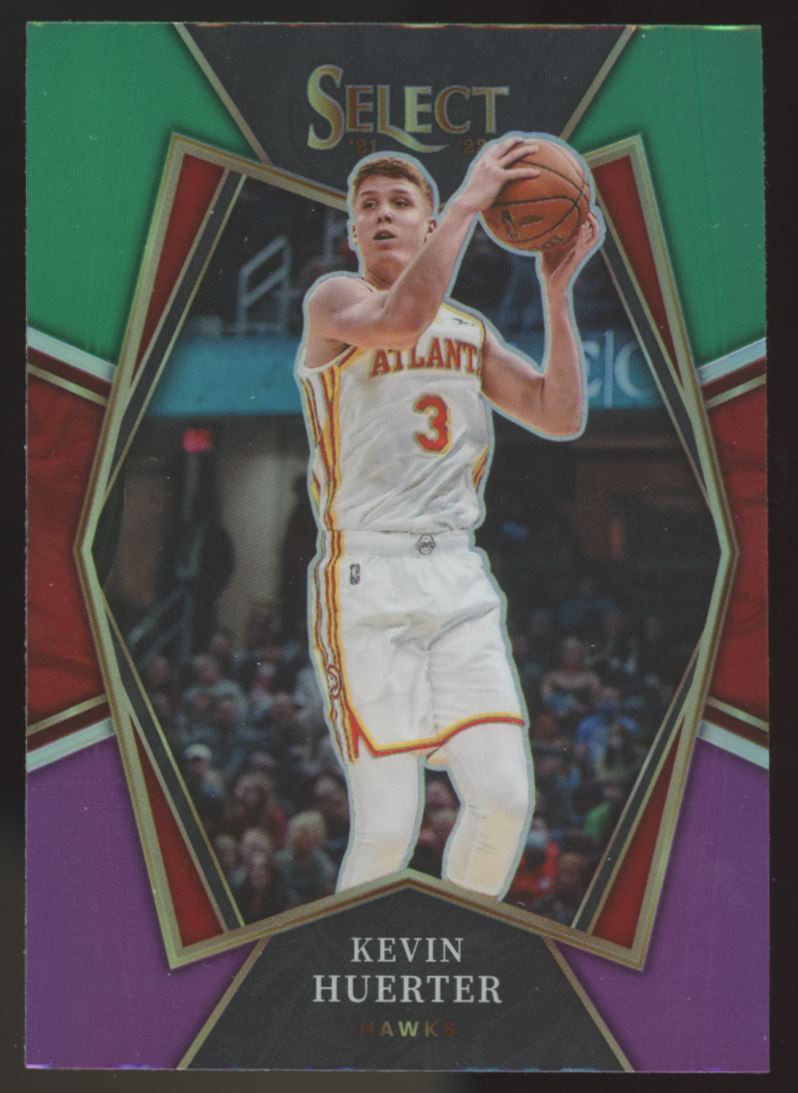 Kevin Huerter Green and Purprle Prizm 2022 Panini Select Card # 145