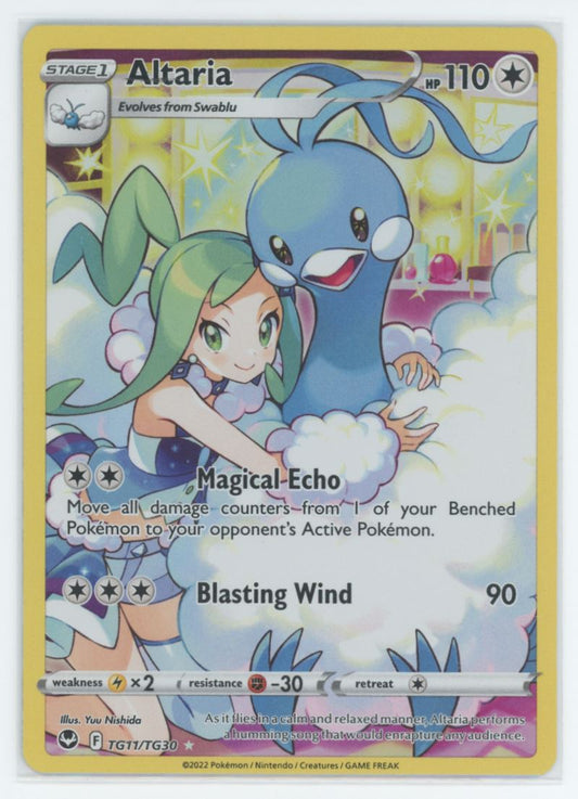 Altaria 2022 Pokemon Silver Tempest Card # TG11//TG30