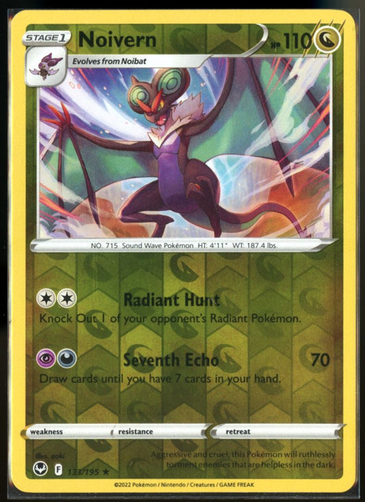 Noivern Rare Reverse Holo 2022 Sword & Shield - Silver Tempest Card # 133/195