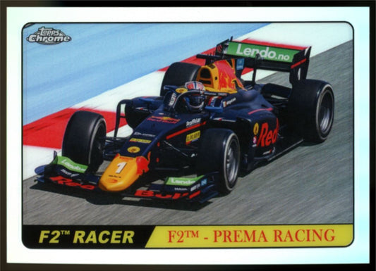 Dennis Hauger Silver Refractor 2022 Topps Chrome Formula 1 F2 Racer Card # T68-DH